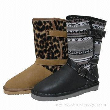 2013 new fashion sheepskin snow boots for women, knitting wool shaft, measures US5 to US11